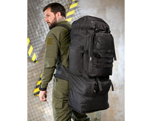 Рюкзак тактичний 50л Darvall чорний ПП4628
