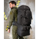 Рюкзак тактичний 50л Darvall чорний ПП4628