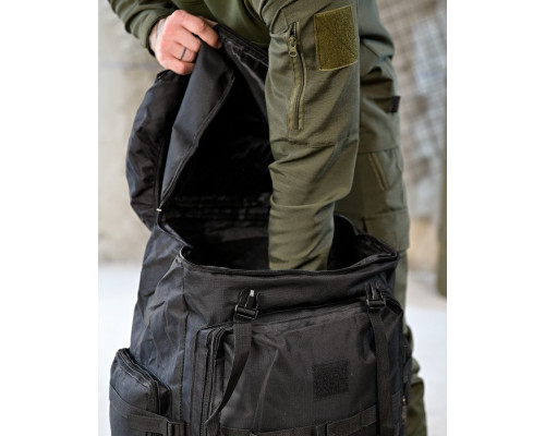 Рюкзак тактичний 50л Darvall чорний ПП4628