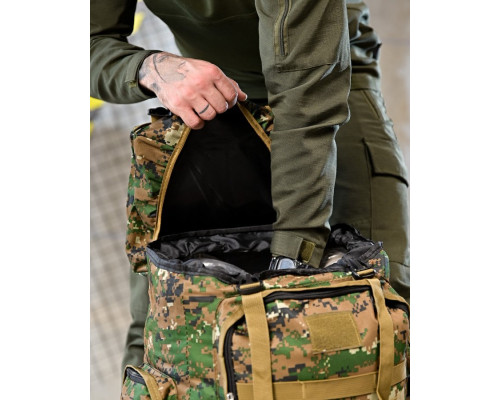 Рюкзак тактичний 50л Darvall pixel green ПП4629