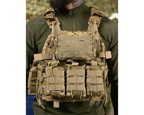 Плитоноска 4 точки скидання 7.62 піксель   ПП4631