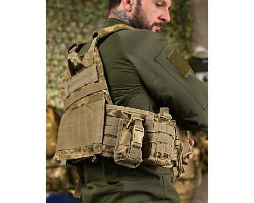 Плитоноска 4 точки скидання 7.62 піксель   ПП4631
