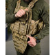 Плитоноска 4 швидких скидання з наплічником Cordura піксель ПП4632