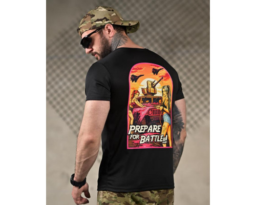 Тактична футболка SELION battle black ПП4649
