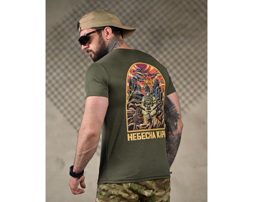 Тактична футболка SELION battle oliva ПП4650