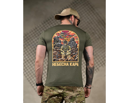Тактична футболка SELION battle oliva ПП4650