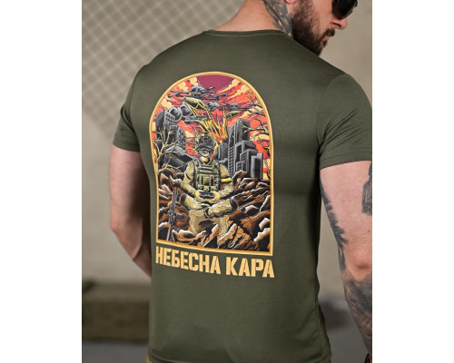 Тактична футболка SELION battle oliva ПП4650