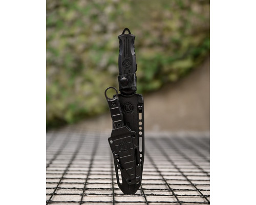 Тактичний ніж Комплект 2в1 Black ПП4735