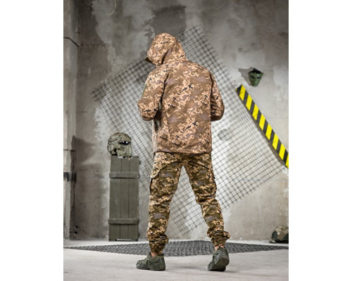 Тактичний костюм softshell 6в1 піксель ПП7860