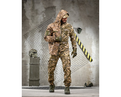 Тактичний костюм softshell 6в1 піксель ПП7860