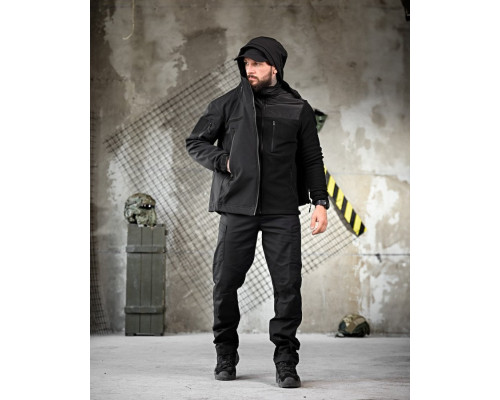 Тактичний костюм POLICE 5в1 чорний ПП7863