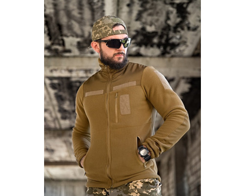 Тактичний флісовий светр PATRIOT койот ПП7864