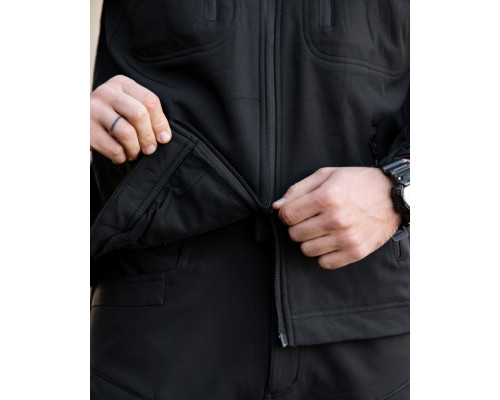 Міська тактична куртка MAXIMUS софтшел black ПП7980