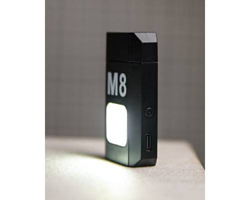 Електроімпульсна запальничка M8 USB з ліхтариком ПП8038