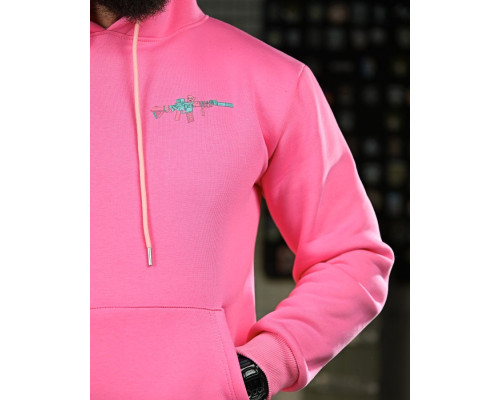 Мілітарі худі на флісі GENESIS M14 pink ПП8068