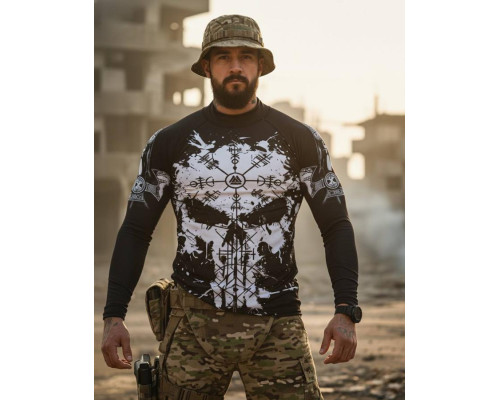 Мілітарі рашгард Punisher ПП8083