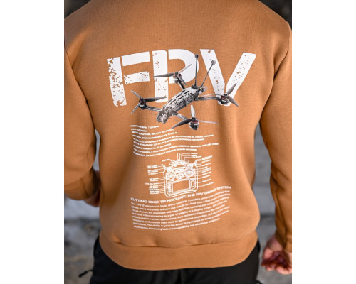 Мілітарі худі на флісі GENESIS FPV койот ПП8082