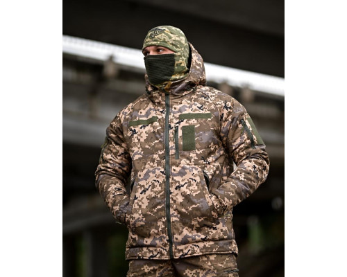 Зимовий тактичний костюм gamma original піксель ПП8166