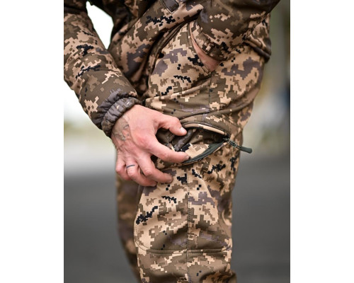 Зимовий тактичний костюм gamma original піксель ПП8166