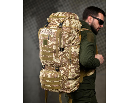 Рюкзак туристичний 70 л. піксель ВТ6927