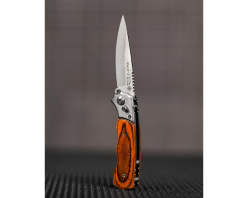 Ніж викидний wood ВТ6954