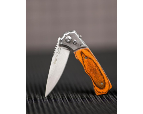 Ніж викидний wood ВТ6954