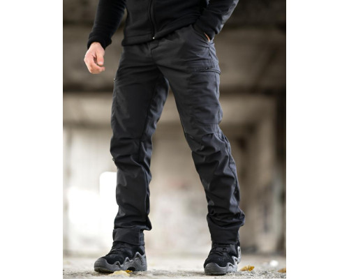 Тактичний костюм Softshell 5в1 LUNAR чорний ТР6407