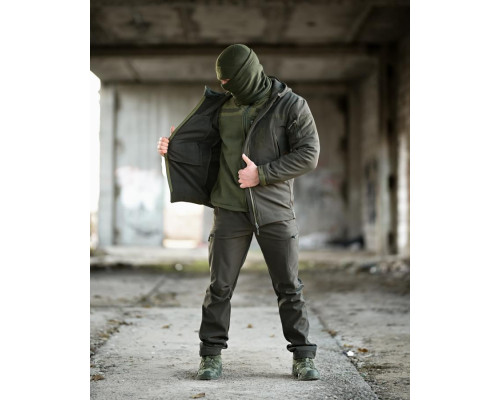 Тактичний костюм Softshell 5в1 LUNAR олива ТР6408