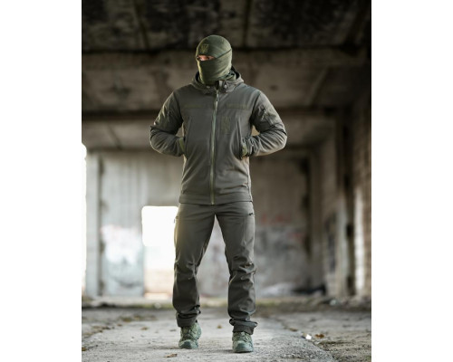 Тактичний костюм Softshell 5в1 LUNAR олива ТР6408