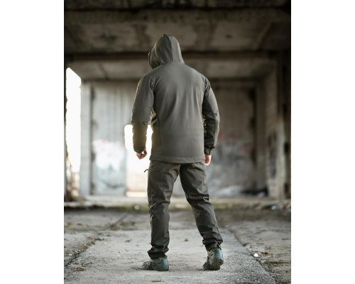 Тактичний костюм Softshell 5в1 LUNAR олива ТР6408