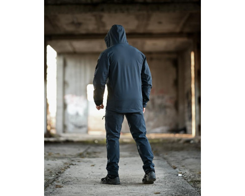 Тактичний костюм Softshell 5в1 LUNAR синій ДСНС ТР6409