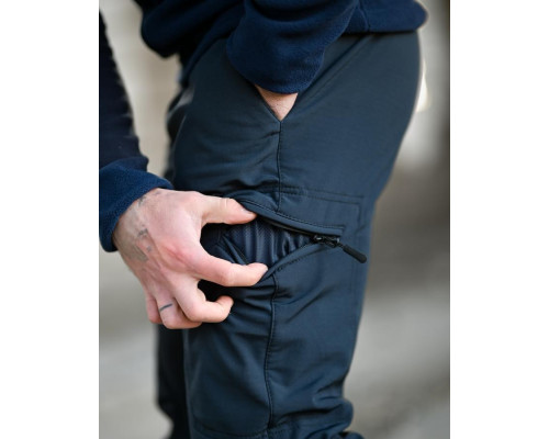 Тактичний костюм Softshell 5в1 LUNAR синій ДСНС ТР6409