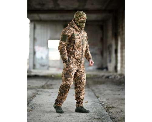Тактичний костюм Softshell 5в1 LUNAR піксель ТР6410
