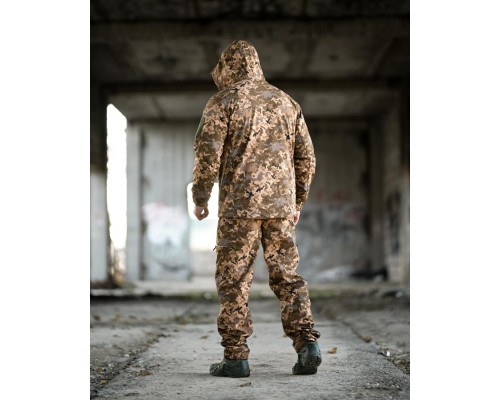 Тактичний костюм Softshell 5в1 LUNAR піксель ТР6410