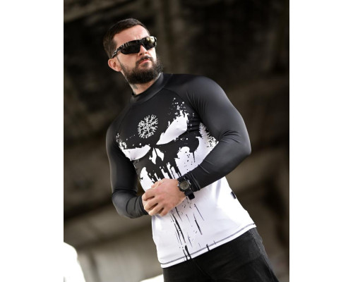 Рашгард Punisher white ТР6491
