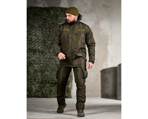 Зимовий тактичний костюм NORTHERN олива ТР6586