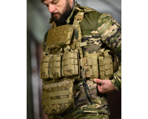 Плитоноска 4 точки скидання  7.62 pixel ВТ5333