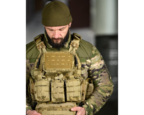 Плитоноска 4 точки скидання  7.62 pixel ВТ5333
