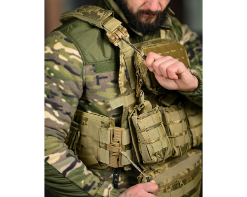 Плитоноска 4 точки скидання  7.62 pixel ВТ5333