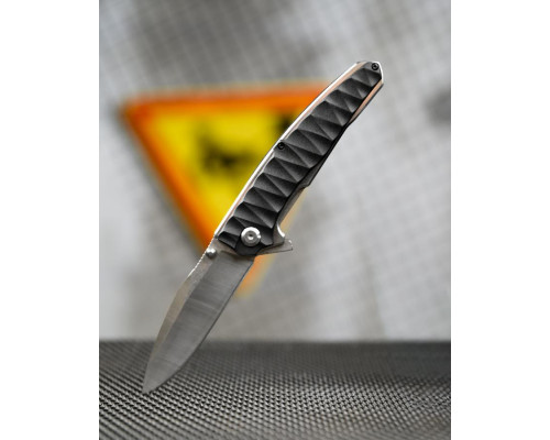 Ніж викидний D2 black ВТ5338