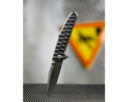 Ніж викидний D2 black ВТ5338