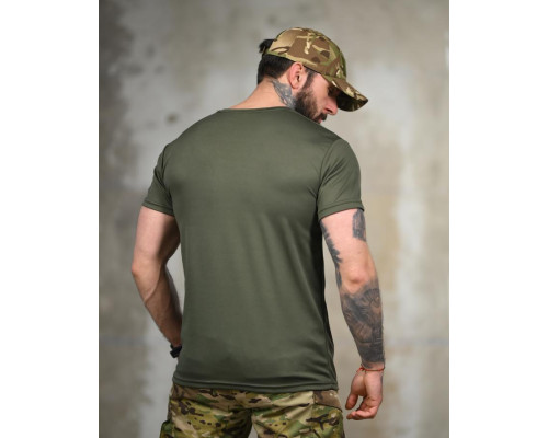 Тактична футболка SELION Warrior oliva ТР6760