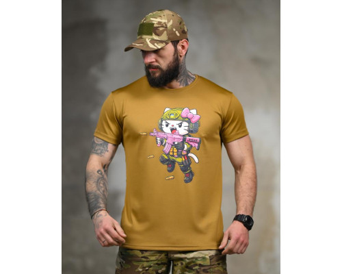 Тактична футболка SELION warrior coyot ТР6765