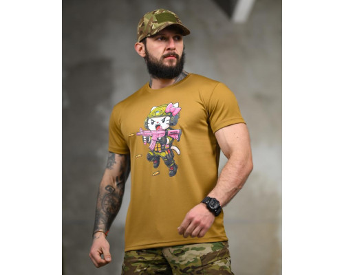 Тактична футболка SELION warrior coyot ТР6765