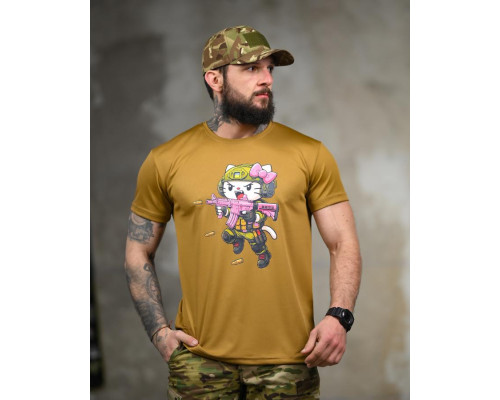 Тактична футболка SELION warrior coyot ТР6765