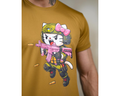 Тактична футболка SELION warrior coyot ТР6765