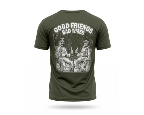 Тактична футболка SELION friends olive TR6769