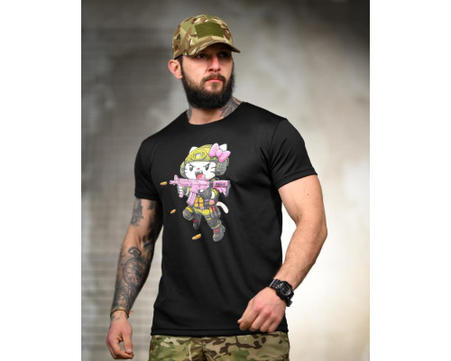 Тактична футболка SELION warrior black TR6771