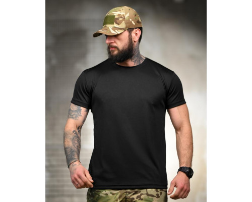 Тактична футболка SELION Tactical black TR6773