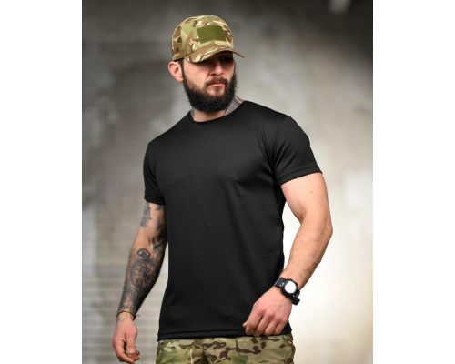 Тактична футболка SELION Tactical black TR6773